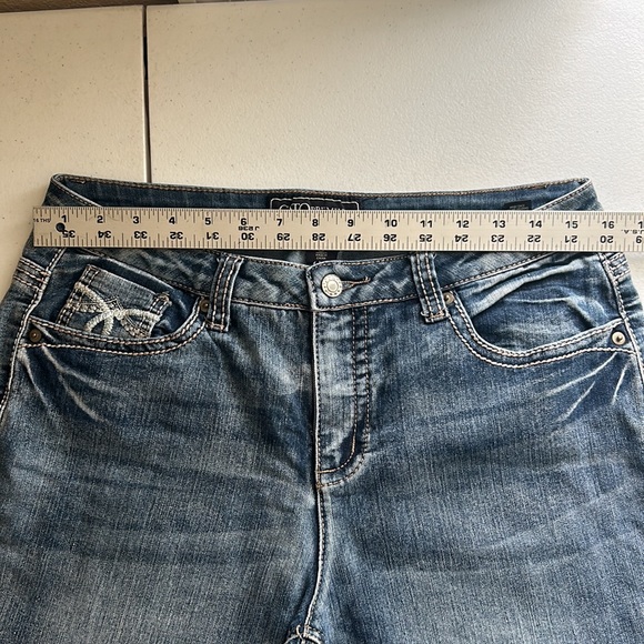 Cato Premium Mid Rise Jeans, Size 12P - Picture 7 of 9